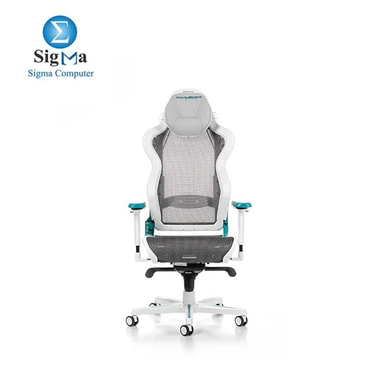 DXRacer AIR Series AIR-R1S-WQ.G-B3 White/Cyan Gaming Chair